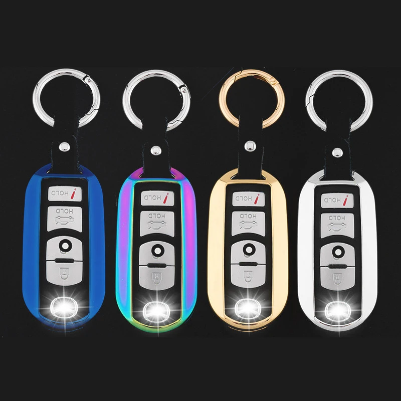 Colour Galvanized Alloy key case cover protective shell for  Mazda 2 3 5 6 2017 CX-4 CX-5 CX-7 CX-9 CX-3 Car Key Accessories