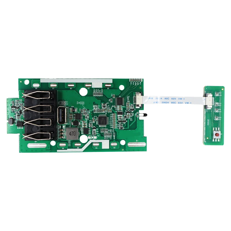 Li-ion Caso De Plástico Da Bateria, Carregamento Proteção Circuit Board, PCB para Greenworks, Cortador De Grama, Cortador De Grama, 20x18650