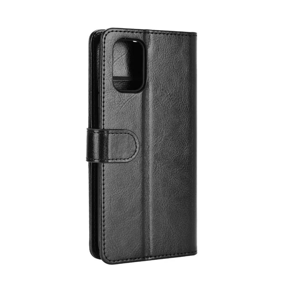 100pcs/Lot Phone Crazy Horse Wallet Leather TPU Cover Case For Xiaomi POCO M3 X3 NFC 10T Note 10 Lite Redmi Note 9 Pro