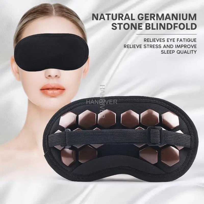 

Germanium Stone Eye Mask Health Care Eye Mask Blackout Sleep Eye Mask Multifunctional Eye Mask Unisex