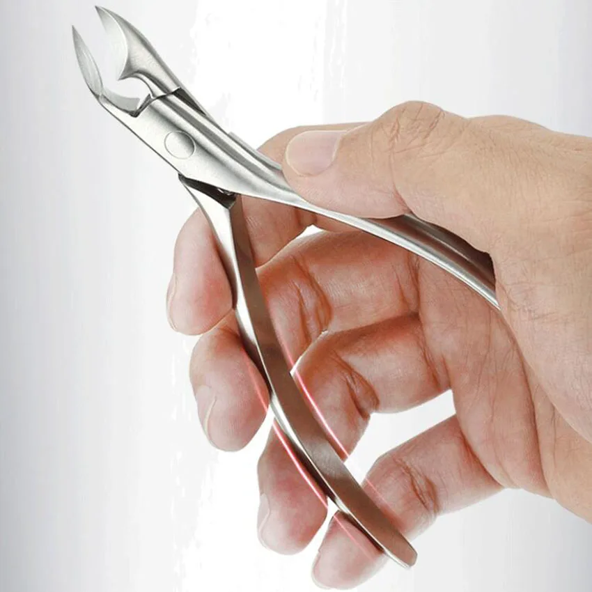 2 Teile/satz Maniküre Nagel Trimmer Kit Edelstahl Nagel Nut Zehennagel Schere Erwachsene Pediküre Messer Cutter Nagel Dateien Schere