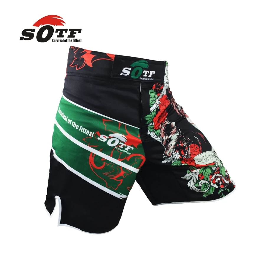 SOTF mma boxing muay thai kick pretorian shorts mma crossfit shorts kick boxing shorts cheap mma shorts  kickboxing mma pants