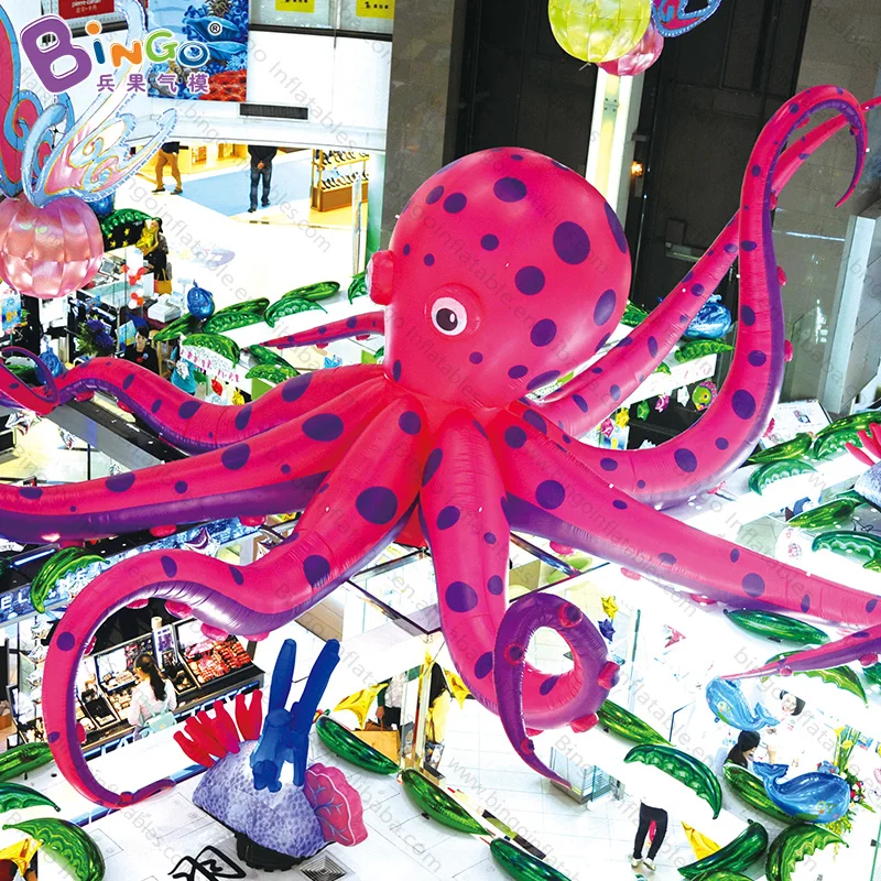 

Custom design huge Inflatable octopus cabin background wall booth balloon for stage decoration