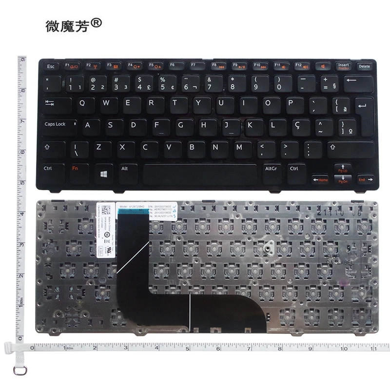 

New Brazil BR laptop Keyboard For DELL FOR Inspiron N411Z 5423 14z-5423 14Z 3360 1618l 13Z-5323 5323 Vostro 3360 V3360