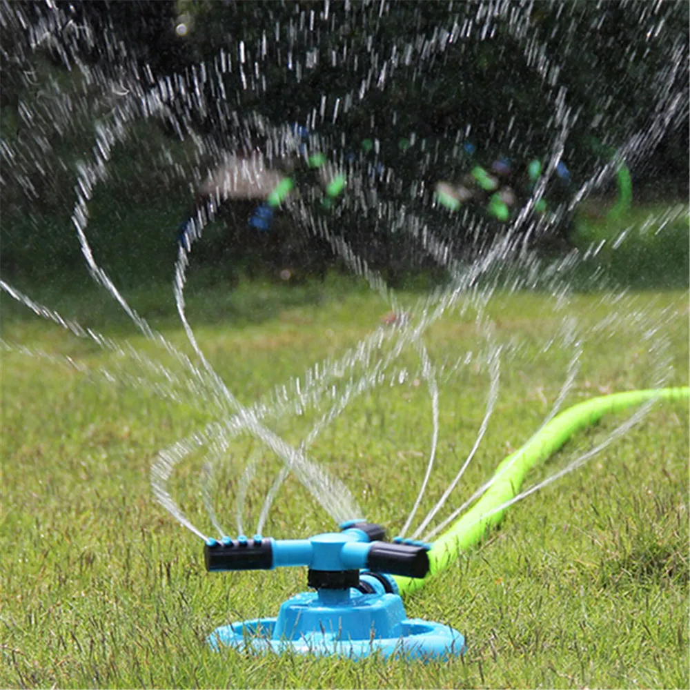 

Rotatable Sprinklers 360 Degree Automatic Garden Sprinklers Watering Grass Lawn Rotary Nozzle Rotating Water Sprinkler System