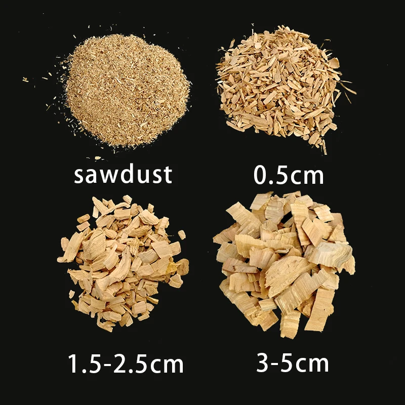 450g BBQ Wood Chips BBQ Accesseries Barbecue Apple Cherry Oak Sawdust Natural Wood Chunks for Smoking Gun Cold Smoker Generator