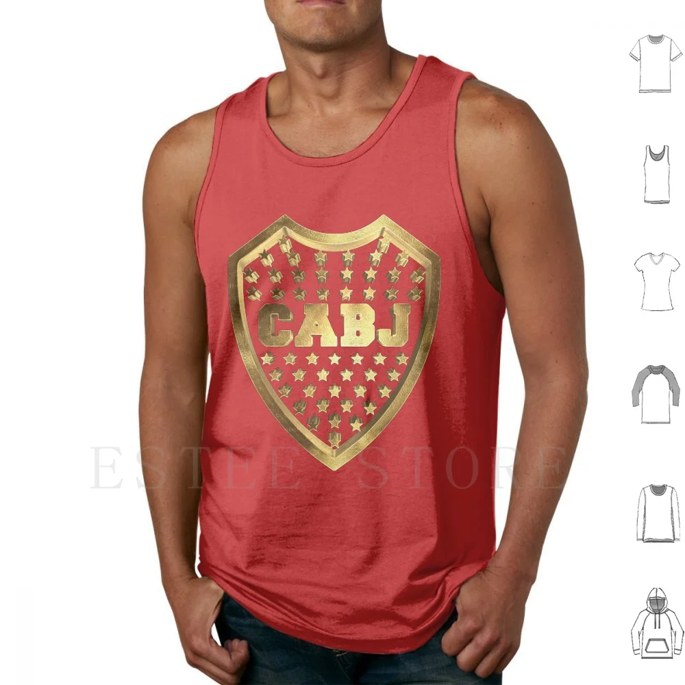 Club Azul Gold Tank Tops Vest Cotton Cabj La Doce La12 La Hinchada Club Roman Riquelme Xeniezes El Titan Maradona Diego