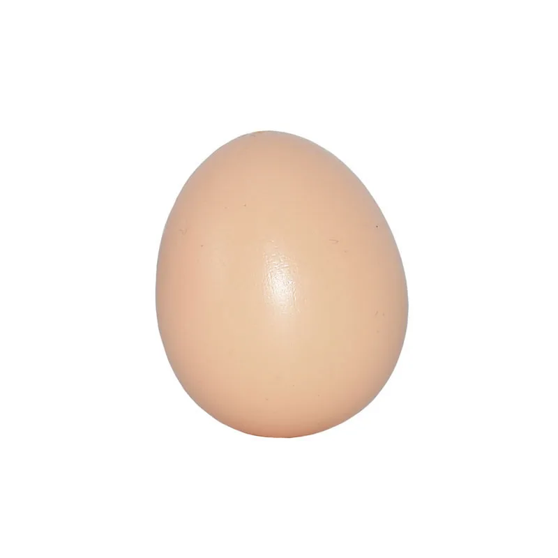 100 pcs Hatching Egg Hen Poultry Breeding Simulation Fake Plastic Artificial Eggs DIY Painting Easter Egg Educational Toy