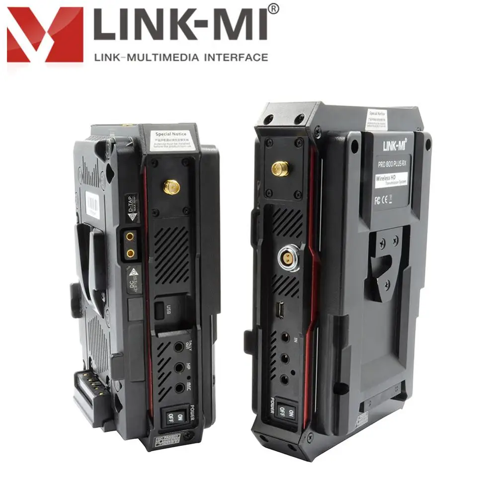 LINK-MI pro800 plus 800m hdmi/sdi relação de vídeo sem fio hdmi com tally 1080p hdmi/HD-SDI/3g-sdi interfaces 60hz 4:2:2 10 bits