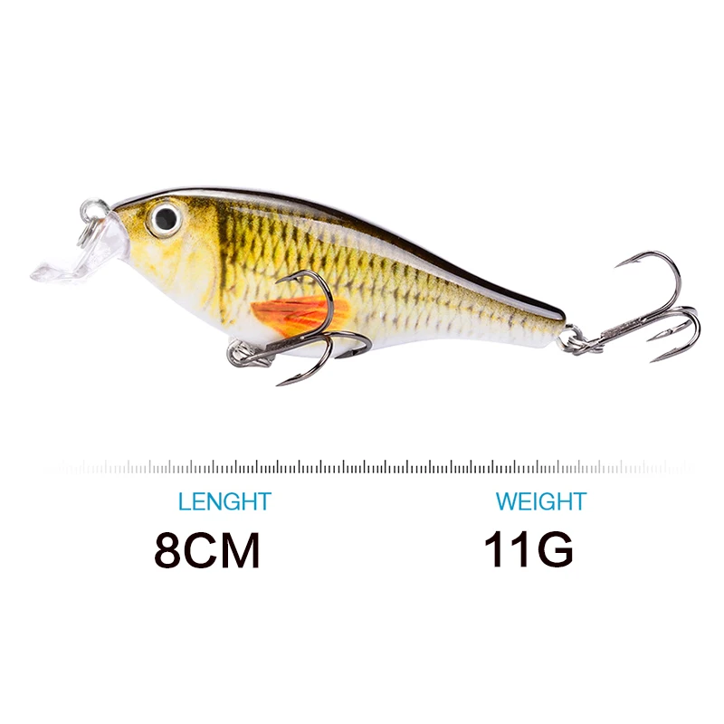 1pcs 8cm Top Quality Crankbait Hard Plastic Fishing Lure carp Bait Special curve Lip Fishing Tackle Pesca Isca Wobbler Floating