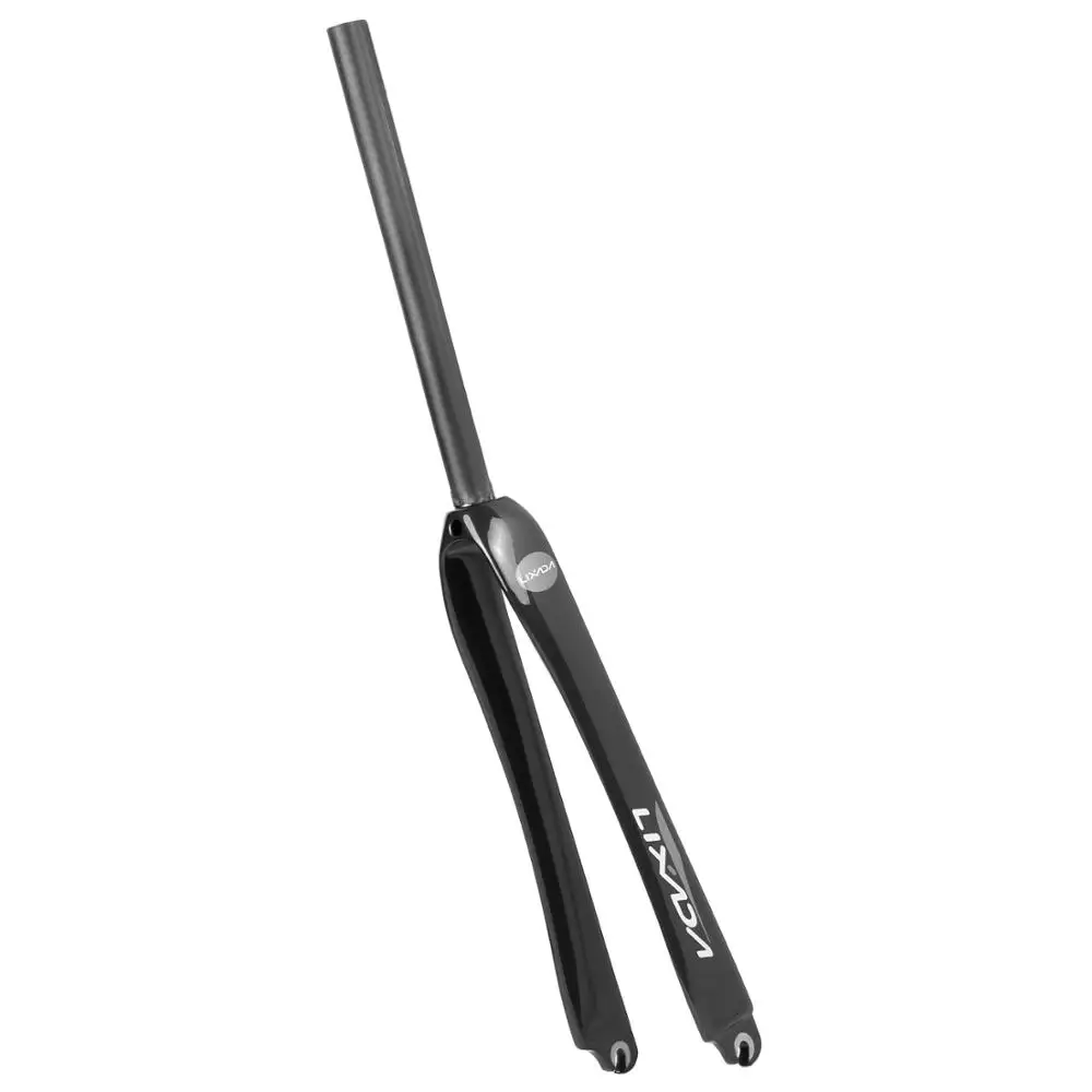 Lixada-horquilla de fibra de carbono ultraligera para bicicleta de carretera, 25,4mm, 700C, piñón fijo, delantera