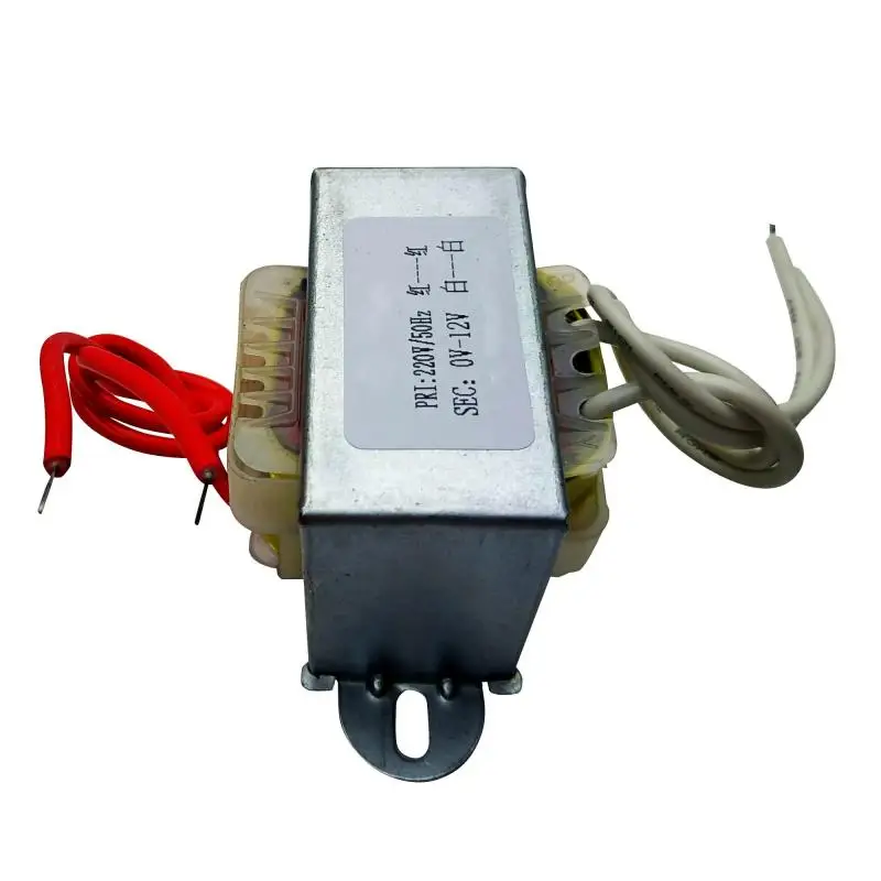 

Yellow Copper Single and Double AC Power Transformer E Type 20W30W110V220V to 5V8V10V13V18V24V