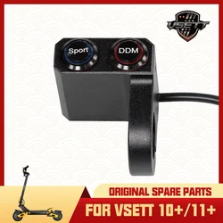 Original VSETT Single & Dual Motor Switch With Sport Mode Button for VSETT 10+ 11+ Electric Scooter DDM On-Off MACURY Spare Part