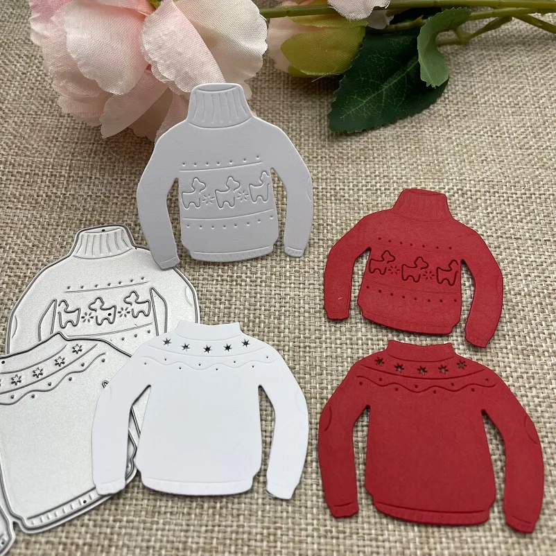 Christmas sweater Metal Cutting Dies Stencils For DIY Scrapbooking Decorative Embossing Handcraft Die Cutting Template Mold