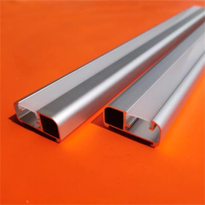 

Free Shipping High Quality New Design Wardrobe Aluminum Channel with Milky Cover 2M/Pcs