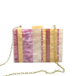 Portafoglio da donna di lusso famoso marchio borsa da festa pochette da sposa Mini trucco borse da sera in acrilico borsa a tracolla a tracolla di moda