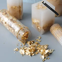 Feuille d'or de la bougie, 2g, faite à la main ci-après, parfumée, matériaux de bricolage, mousse, décoration, fournitures de fabrication de bougies