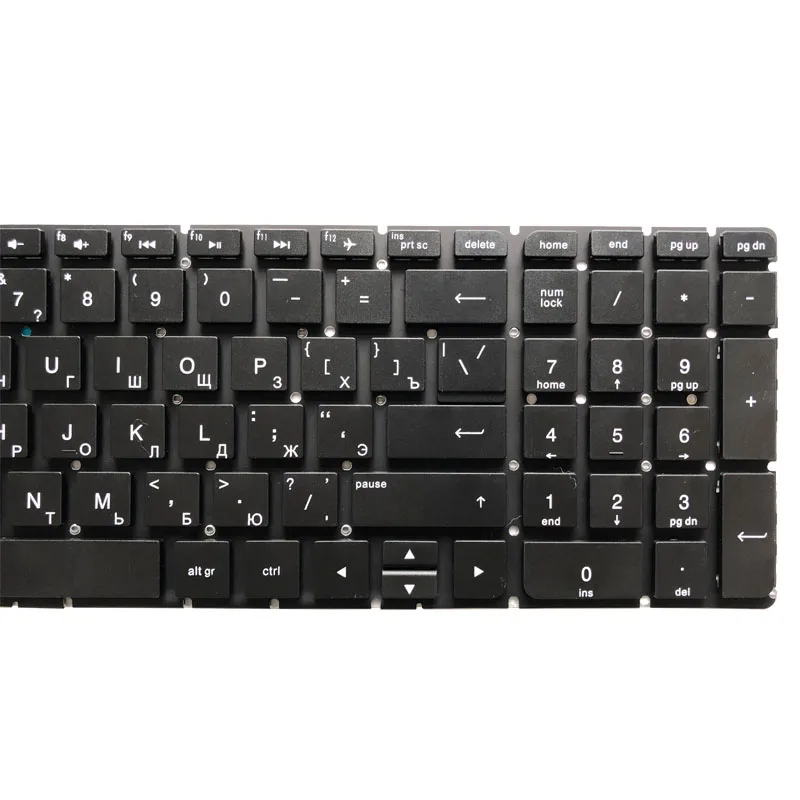 Teclado de ordenador portátil ruso/ruso para HP 15-AC 15-ay 15-af 15-BA 250 G4 255 G4 256 G4 250 G5 255 G5 256 G5 TPN-C125, nuevo