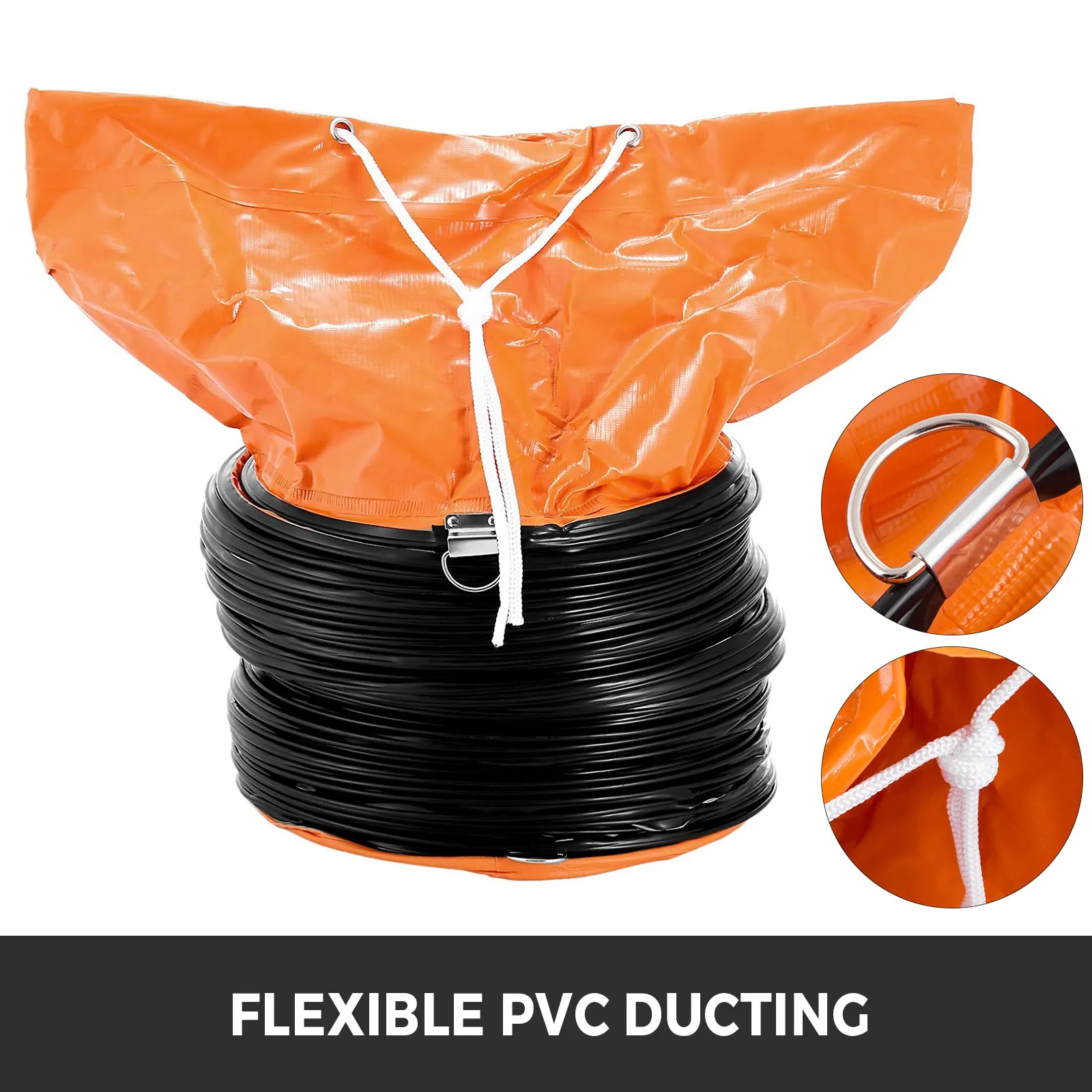 VEVOR ventilatore assiale industriale ventilatore portatile 8 "10" 12 "con condotto in PVC ad alta velocità a basso rumore per la ventilazione a Tunnel