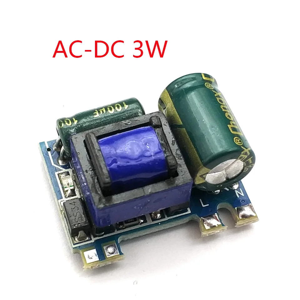 Precision 5V600mA/12V300mA (3W) Isolation Switch Power Module AC-DC Step-Down Module 220 To 12V