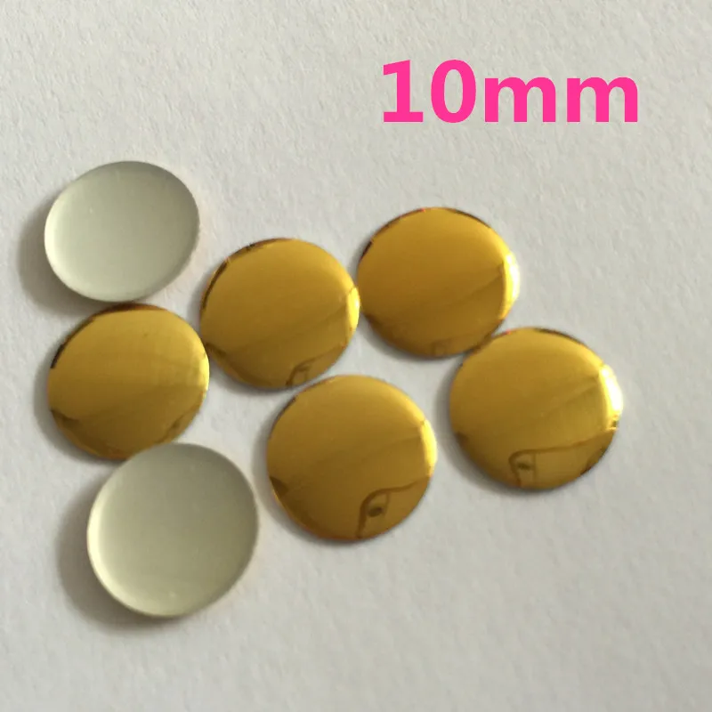 1440pcs/10gr 10*10mm Nailhead Round Gold Hotfix Aluminum Rhinestuds FlatBack Iron On DIY Studs  For Diy Accessories