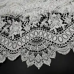 Guipure Venice Heavy Lace Fabric By The Yard, 2019 New Items, Milk Silk Embroidered Lace