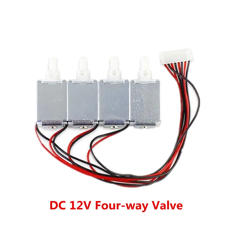 DC 12V Watering Valve Four-way Valves  Independent Control Solenoid Valves for Automatic Smart Watering Kit