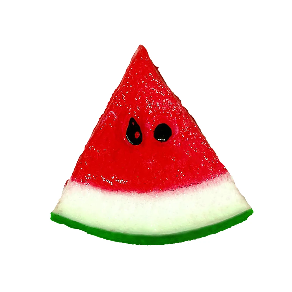 

Artificial Watermelon Slice Simulation Silicone Fruit Slices Small Photography Props For Home Party Living Room