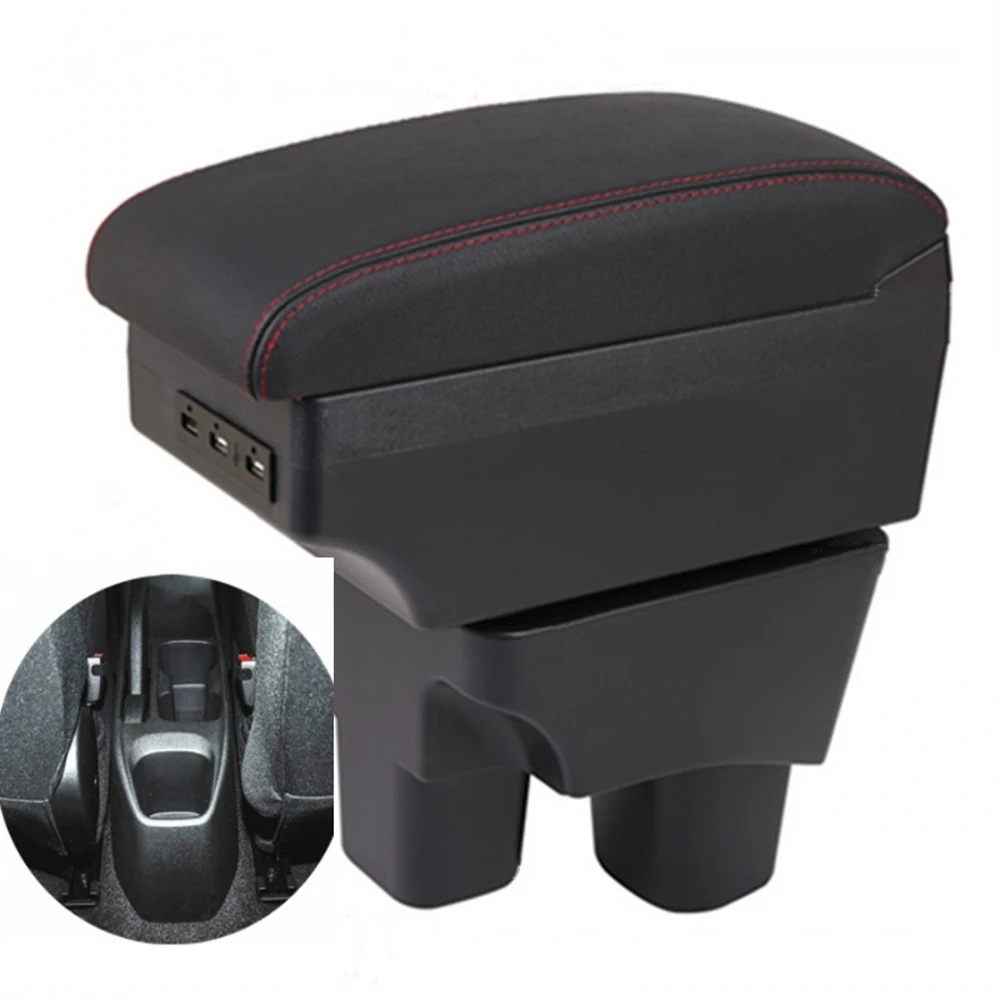 

For Chevrolet Onix armrest box central Store content box storage case USB interface decoration accessories