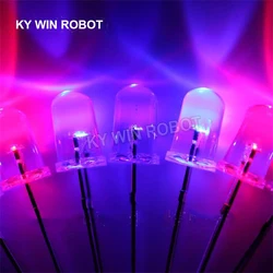 50 teile/los F5 5mm Flash-Rot Blau Bi-Farbe Licht-Emittierenden Diode Automatische Blinkende LED-Blitz steuerung Blinkt 5mm LED Diode DIY