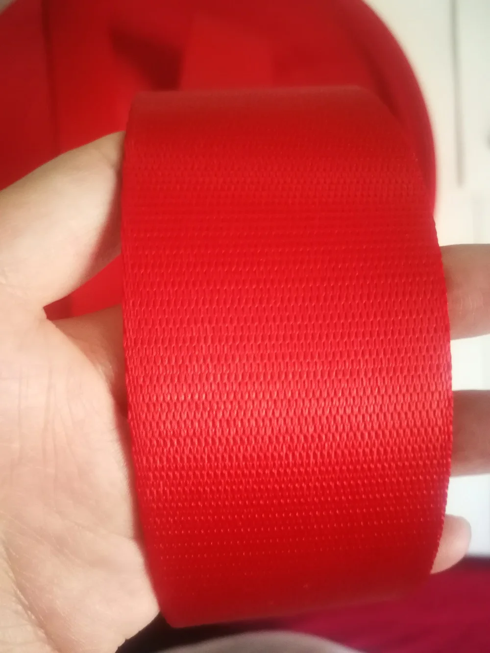 3M-30M Red European Standard Car Seat Belt Webbing  Car Personalized Modification Seat Belt Webbing Car Accessories