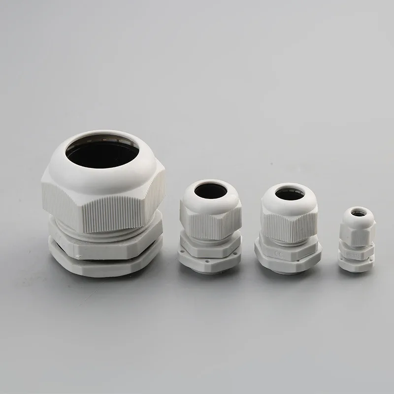 Warerproof Plastic Nylon Cable Gland IP68 M12*1.5 M14 M16 M18 M20 M22 CE Cable Wires Connector Cable Glen Retaining Head