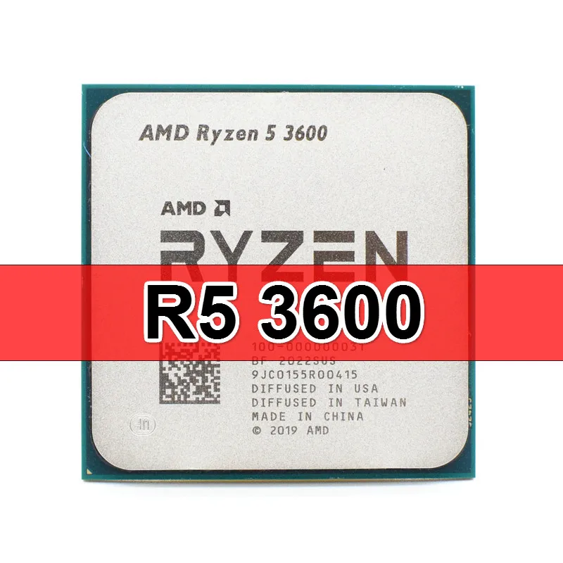 Processador AMD Ryzen 5 R5 3600 3,6 GHz 6 núcleos e 12 threads CPU