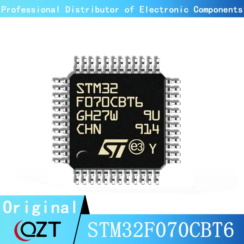 

10pcs/lot STM32F070 STM32F070CB STM32F070CBT6 LQFP48 Microcontroller chip New spot