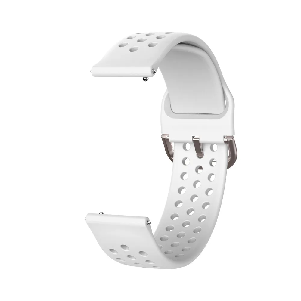 삼성에 적합한 갤럭시 워치 액티브 2 갤럭시 워치 3 실리콘 시계 밴드, 20mm 42mm 3 41mm 스트랩 교체 팔찌 기어 스포츠 손목 스트랩