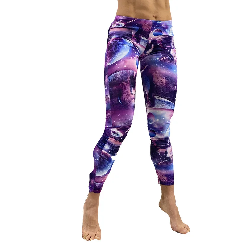 Qickitout-leggings elásticos para mujer, pantalones de LICRA 12% con estampado Digital de dibujos animados de Dios, caballo, Calavera, Estrella