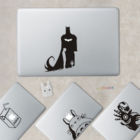 YCSTICKER Design B Laptop Funny Transfer Vinyl Oracal Black Cartoon Decals Sticker Skin for MacBook Air 13