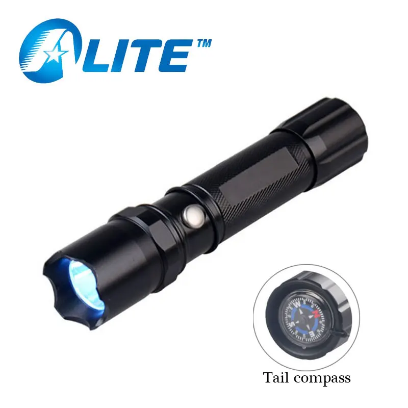 

TMWT UV 395nm Flashlight Professional 365 nM 3w UV LED Ultraviolet Black Light Torch，Tail Guide for Gemstone Mineral Inspection