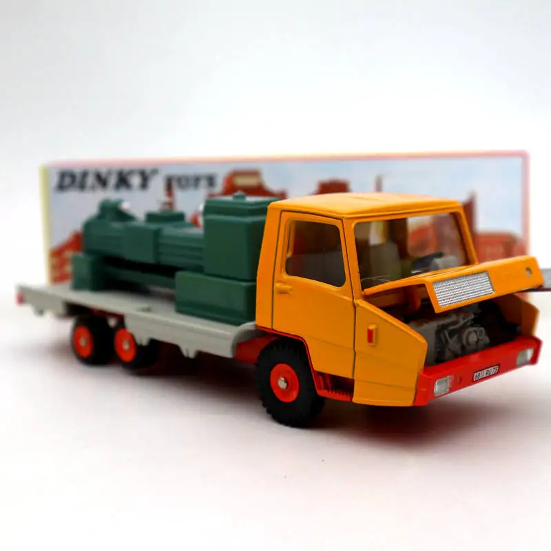 Atlas Dinky toys 569P Berliet Stradair Plateau Surbaisse Porte Machine Outil Prototype Truck Diecast Models Collection