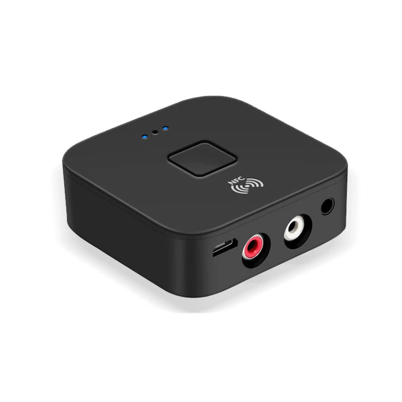 فاورلو NFC استقبال بلوتوث 5.0 محول مع 3.5 مللي متر AUX جاك ل سيارة عدة المتكلم و سماعات لاسلكية استقبال ستيريو الموسيقى