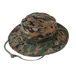 Tactical Boonie Hat Camouflage Fishing Cap Outdoor Sport Sun Bucket Cap Outdoor Training Travel Hunting Hiking Cap