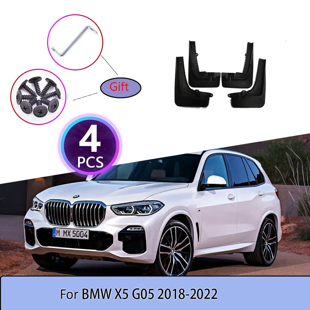 

Car Mudguards For BMW X5 G05 2018~2022 Cladding Splash Mudguard Flaps Mudflap Mud Guard Protect Accessories Goods 2019 2020 2021