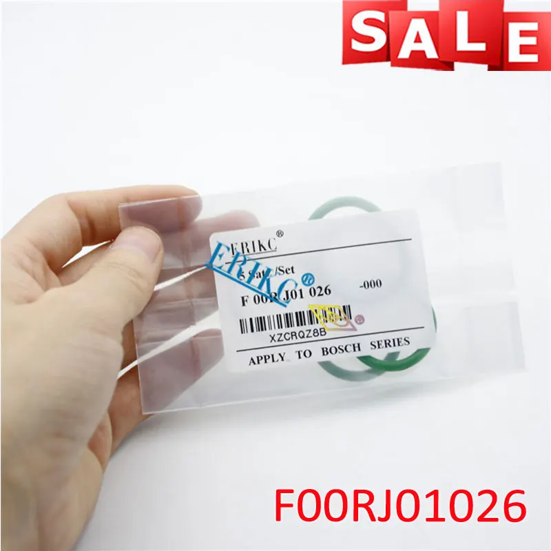 5pcs F00R J01 026 Standard O Ring Cord F00RJ01026 Fuel Silicone Sealing Ring F 00R J01 026 for 0445120# Built-Injector