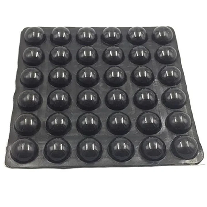 

12-108pcs 16mm*8mm Black High Clear Self Adhesive Anti Slip Silicone Furniture Bumper Pads,Round Rubber Shock Absorber Feet Pads