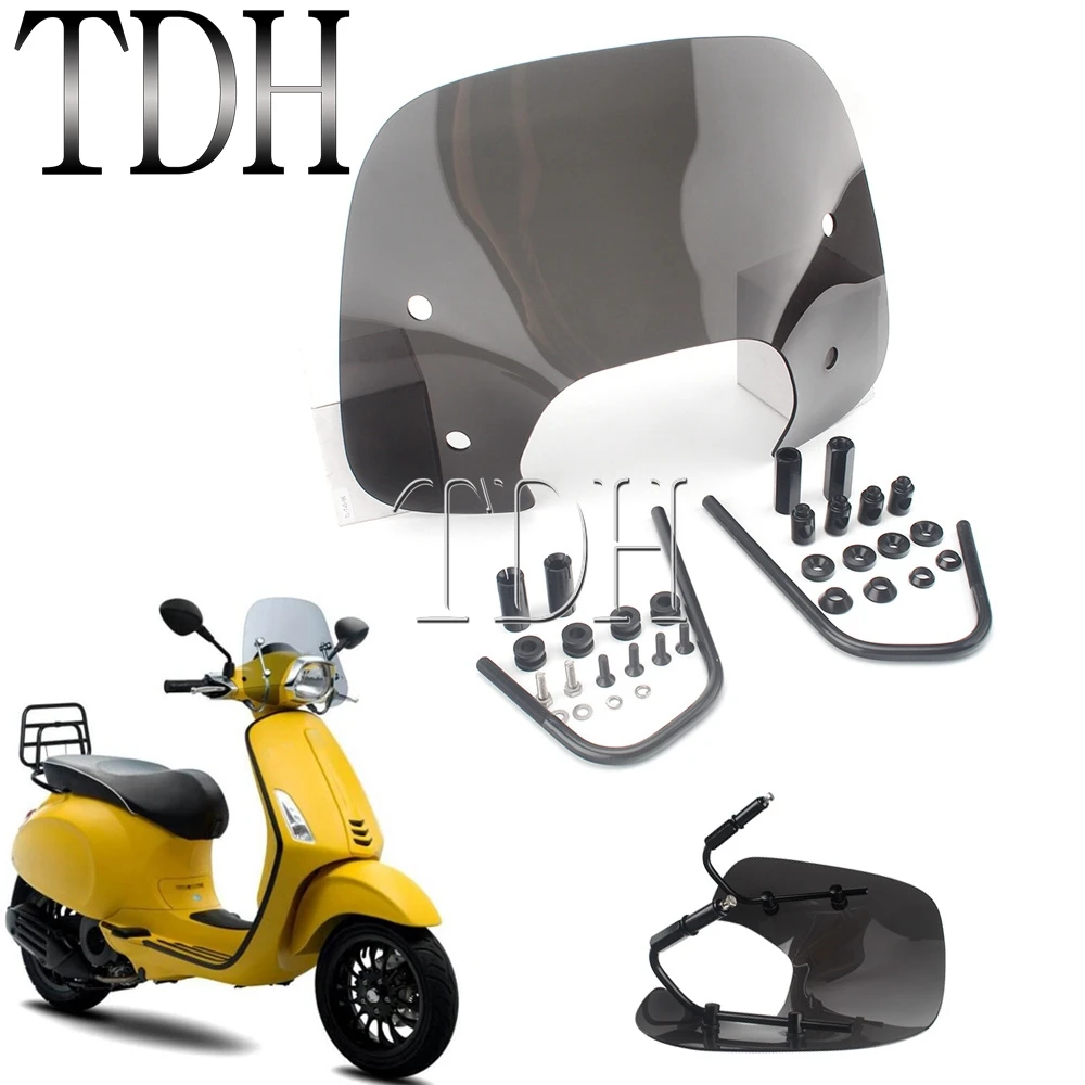 

For Sprint 150 150cc Scooter Motorcycle Windscreen Windshield Cover Screen Motorbike Wind Deflector Flyscreen Kit Smoke