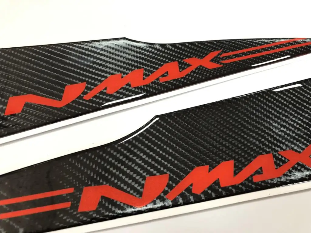 Motorcycle Protector 3D Carbon Fibre Resin Decals Tank Pad Sticker Fit For YAMAHA N MAX 155 NMAX 155