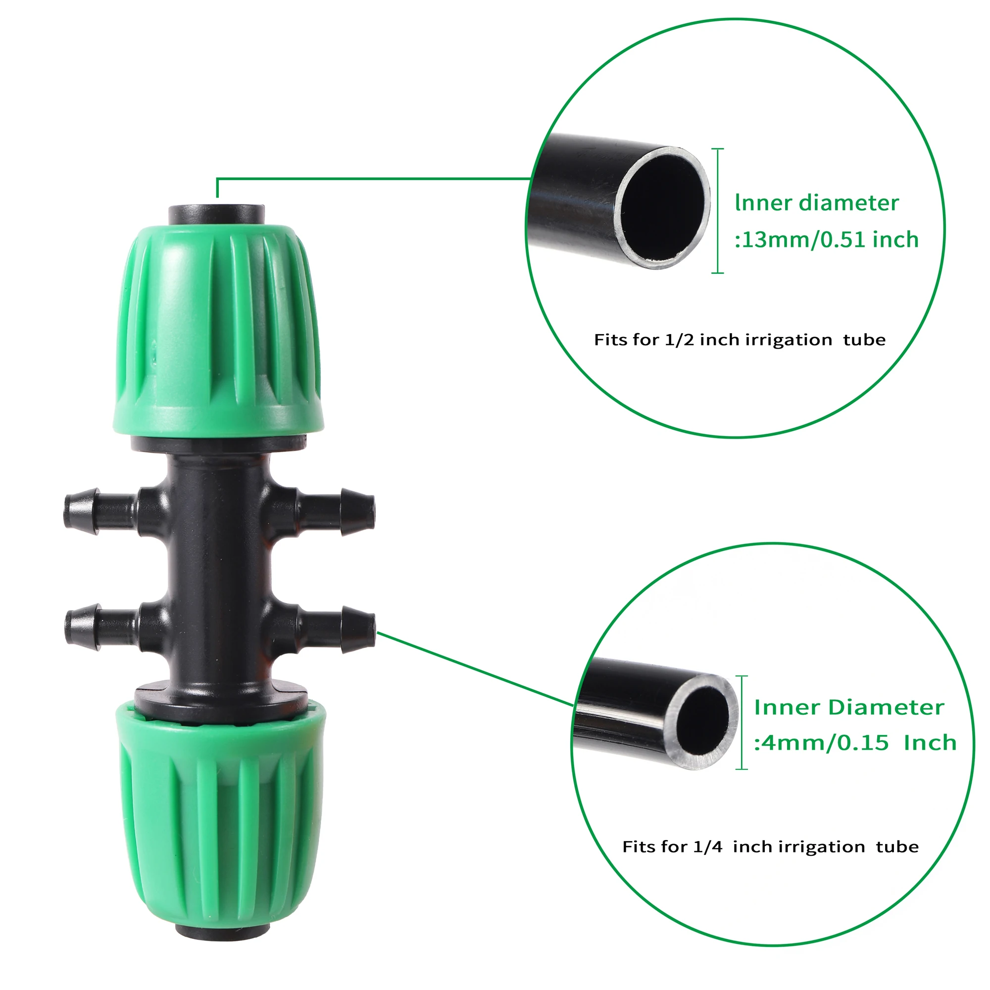 1/2 "موصلات الأنابيب مستقيم الكوع المحملة 16 مللي متر الأنابيب مقفل المناسب حديقة الدفيئة الحديقة الري الزراعة سقي اقتران