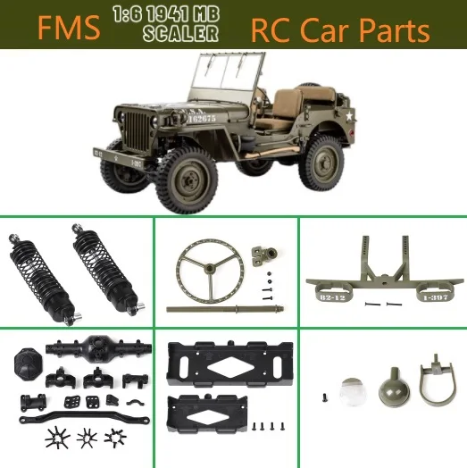 FMS 1:6 1941 MB Scaler Radio Control Toys RC Car Parts