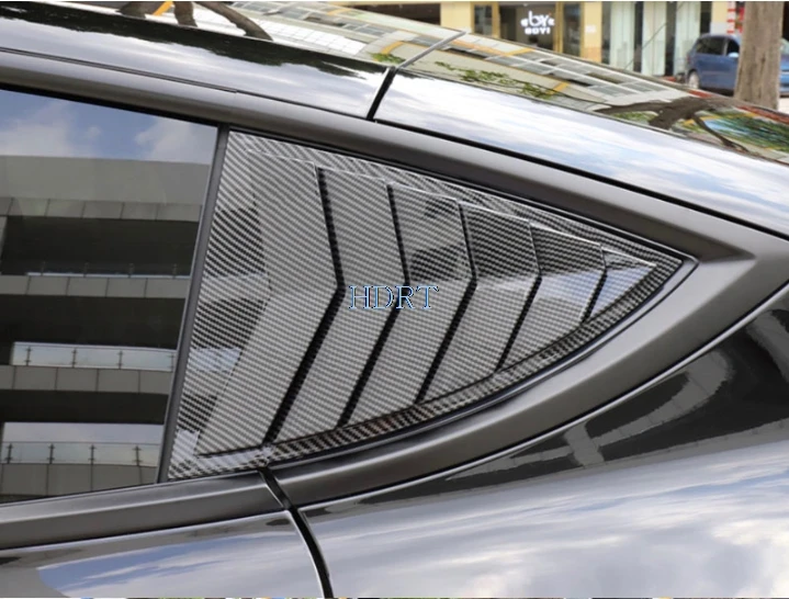 

Угловая наклейка на заднее окно Tesla Model Y, модификация затвора, дефлектор, декоративная наклейка