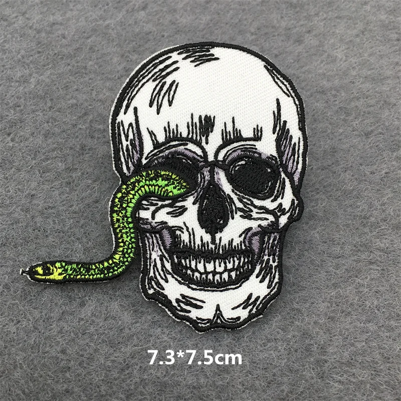 Parche bordado punk rayas – Aplicable chaleco táctico o mochila - imagen 5